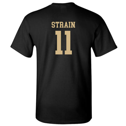 Wake Forest - NCAA Women's Volleyball : Lauren Strain - Black Classic Shersey Short Sleeve T-Shirt
