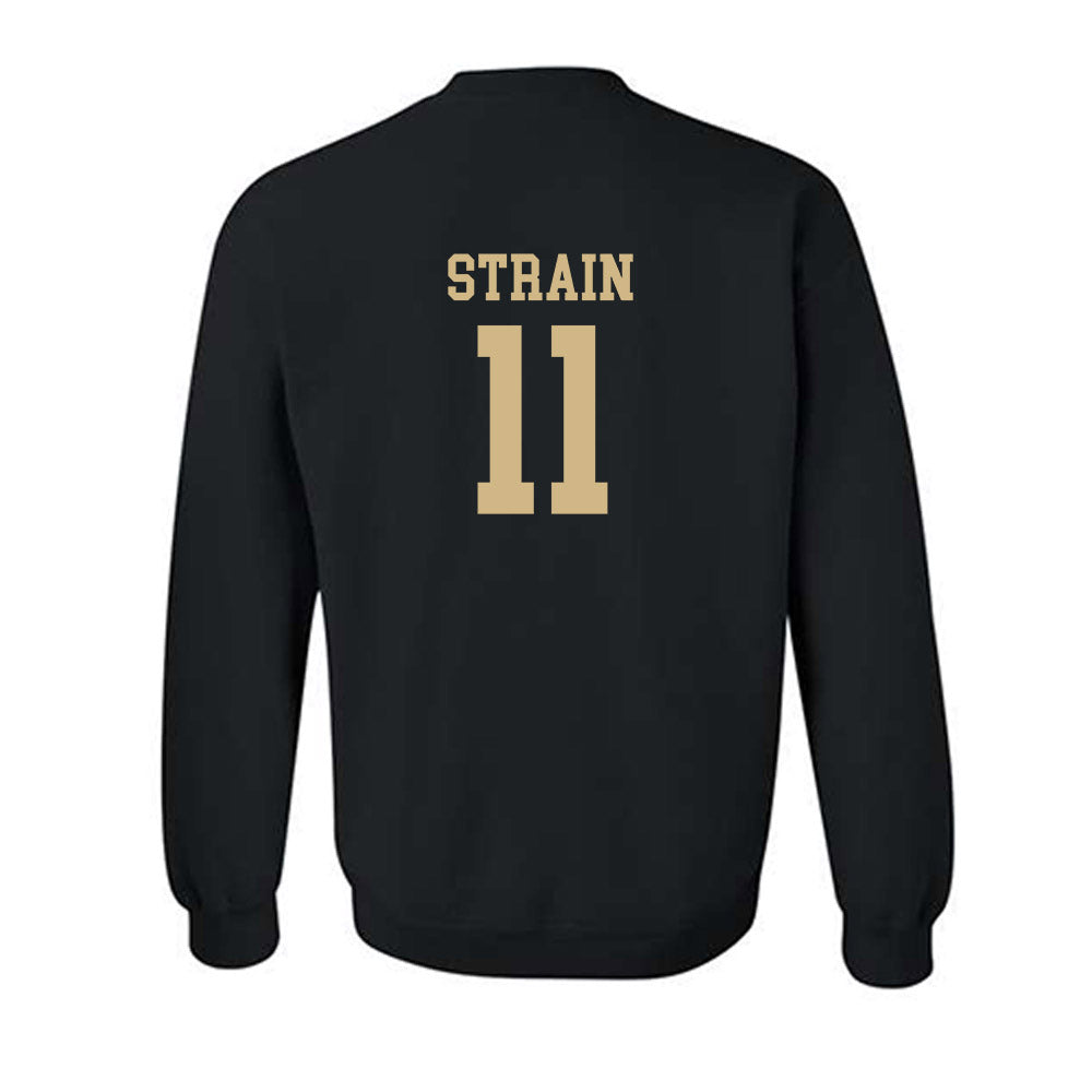 Wake Forest - NCAA Women's Volleyball : Lauren Strain - Black Classic Shersey Sweatshirt