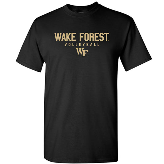 Wake Forest - NCAA Women's Volleyball : Paige Crawford - Black Classic Shersey Short Sleeve T-Shirt