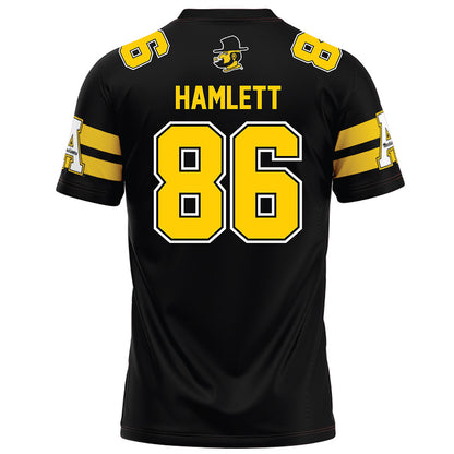 App State - NCAA Football : Kanen Hamlett - Black Jersey