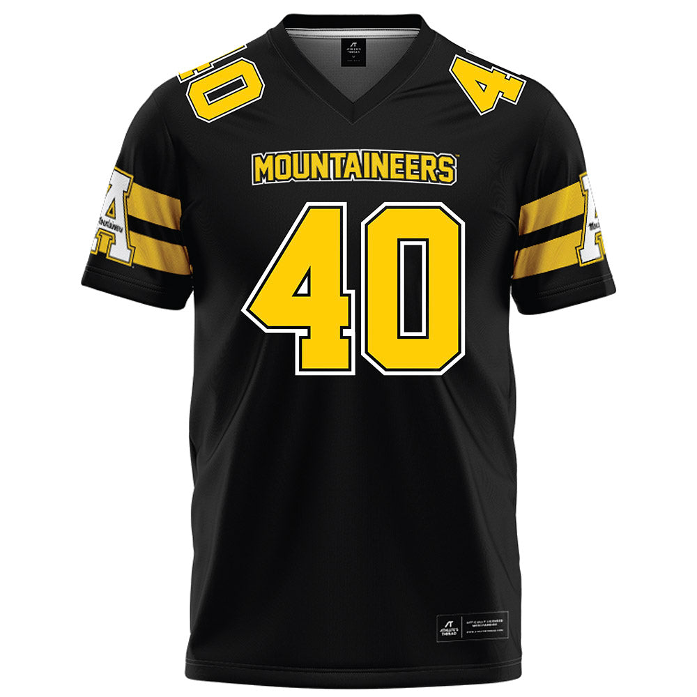 App State - NCAA Football : Cole Becker - Black Jersey