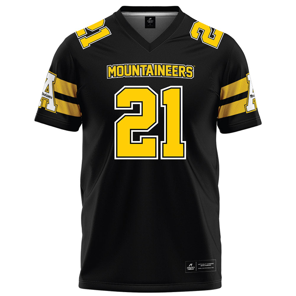 App State - NCAA Football : DJ Burks - Black Jersey