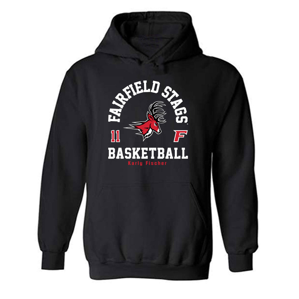 Fairfield - NCAA Women's Basketball : Karly Fischer - Hooded Sweatshirt Classic Fashion Shersey