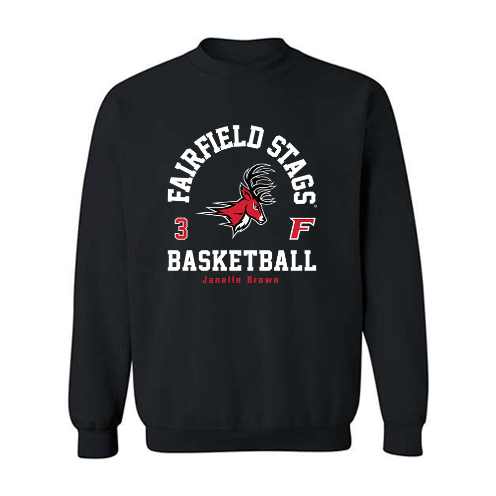 Fairfield - NCAA Women's Basketball : Janelle Brown - Crewneck Sweatshirt Classic Fashion Shersey