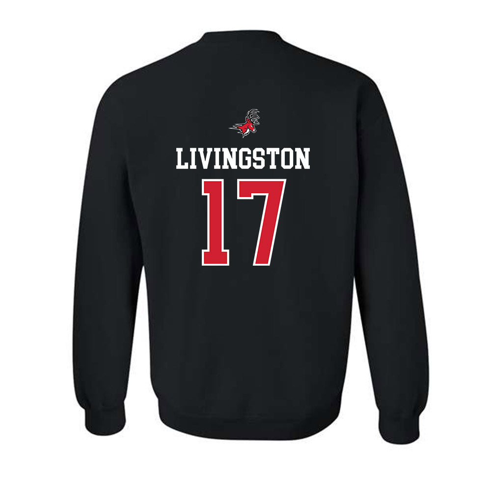 Fairfield - NCAA Men's Lacrosse : Nate Livingston - Crewneck Sweatshirt Classic Fashion Shersey