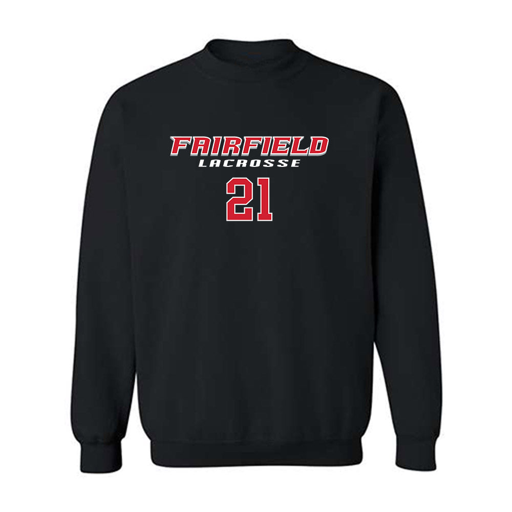 Fairfield - NCAA Women's Lacrosse : Katie Bergen - Crewneck Sweatshirt Classic Fashion Shersey