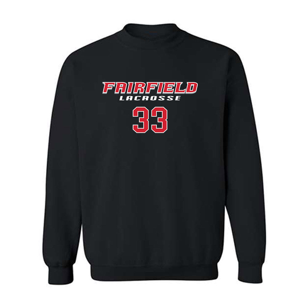 Fairfield - NCAA Men's Lacrosse : Trey Ordway - Crewneck Sweatshirt Classic Fashion Shersey