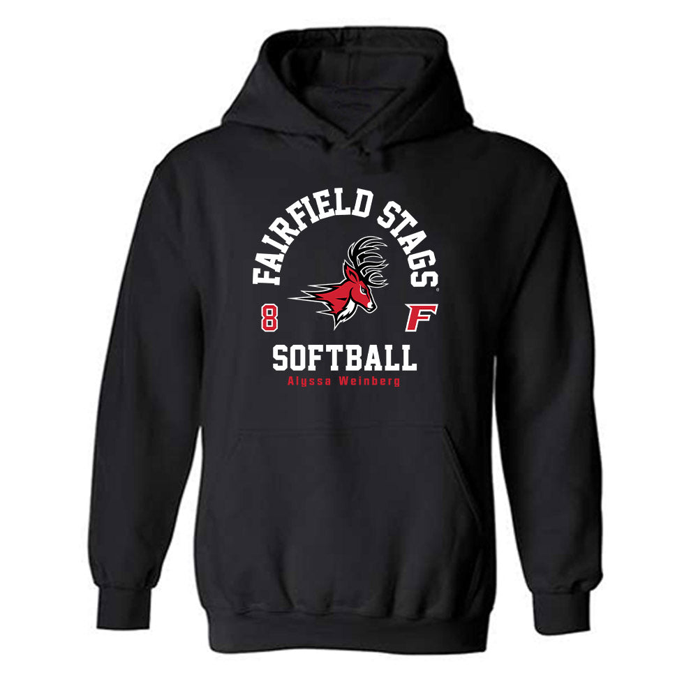 Fairfield - NCAA Softball : Alyssa Weinberg - Hooded Sweatshirt Classic Fashion Shersey