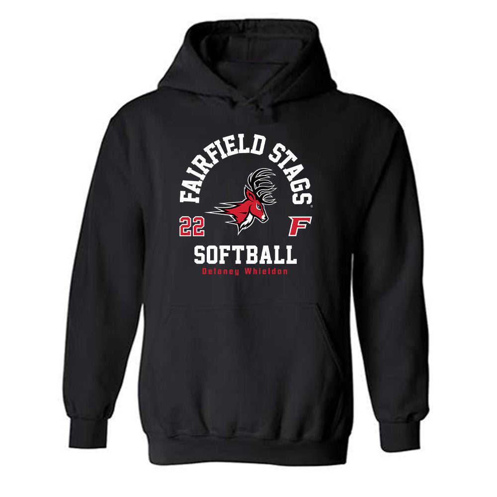 Fairfield - NCAA Softball : Delaney Whieldon - Hooded Sweatshirt Classic Fashion Shersey