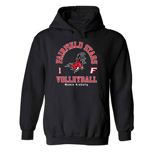 Fairfield - NCAA Women's Volleyball : Mamie Krubally - Hooded Sweatshirt Classic Fashion Shersey