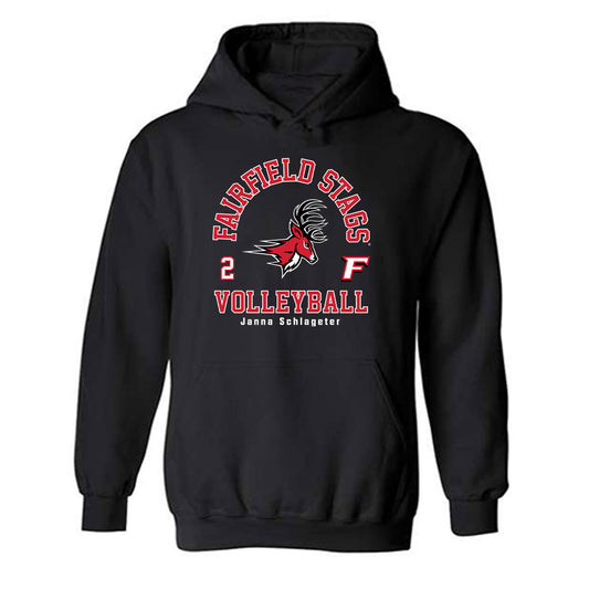 Fairfield - NCAA Women's Volleyball : Janna Schlageter - Hooded Sweatshirt   Classic Fashion Shersey