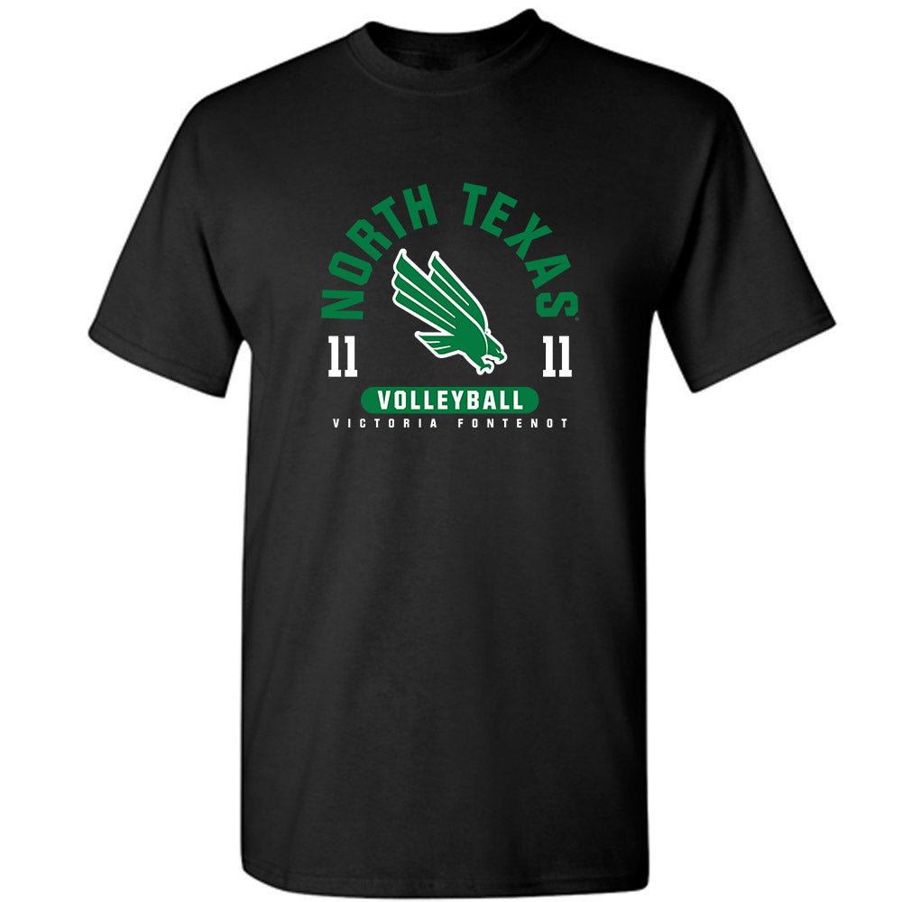 North Texas - NCAA Women's Volleyball : Victoria Fontenot - Classic Fashion Shersey Short Sleeve T-Shirt