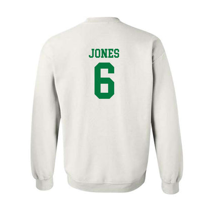 North Texas - NCAA Women's Volleyball : Madisyn Jones - White Classic Shersey Sweatshirt