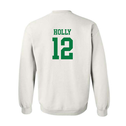 North Texas - NCAA Women's Volleyball : Sh'Diamond Holly - White Classic Shersey Sweatshirt