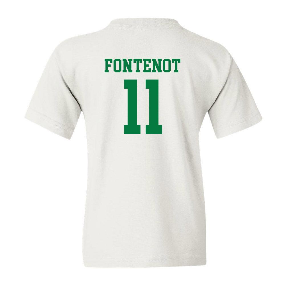 North Texas - NCAA Women's Volleyball : Victoria Fontenot - White Classic Shersey Youth T-Shirt