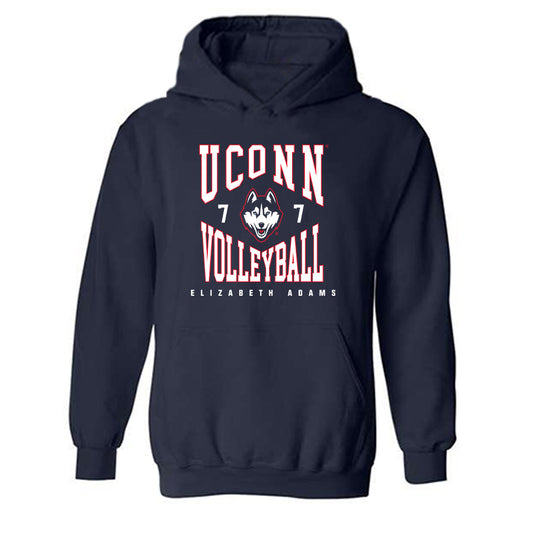 UConn - NCAA Women's Volleyball : Elizabeth Adams - Hooded Sweatshirt Classic Fashion Shersey