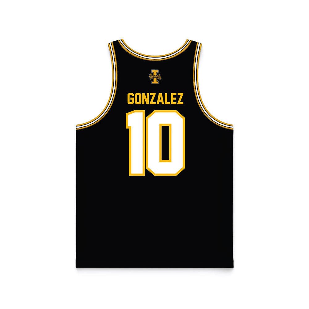 Idaho - NCAA Men's Basketball : Kristian Gonzalez - Black Jersey