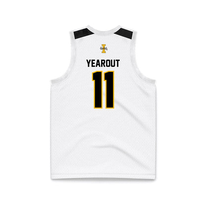 Idaho - NCAA Men's Basketball : Titus Yearout - White Basketball Jersey
