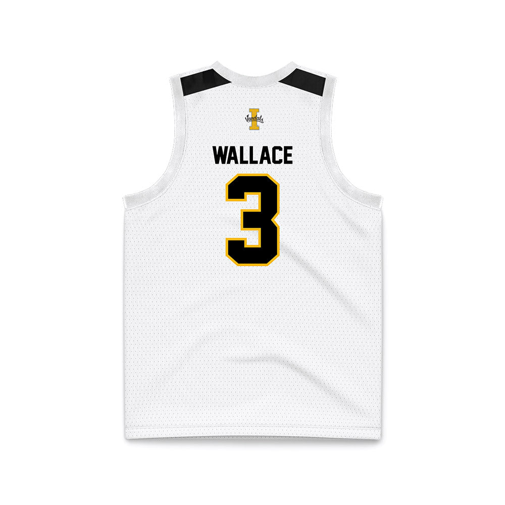 Idaho - NCAA Women's Basketball : Ashlyn Wallace - White Jersey