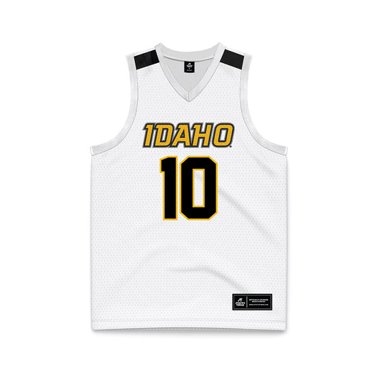 Idaho - NCAA Men's Basketball : Kristian Gonzalez - White Jersey