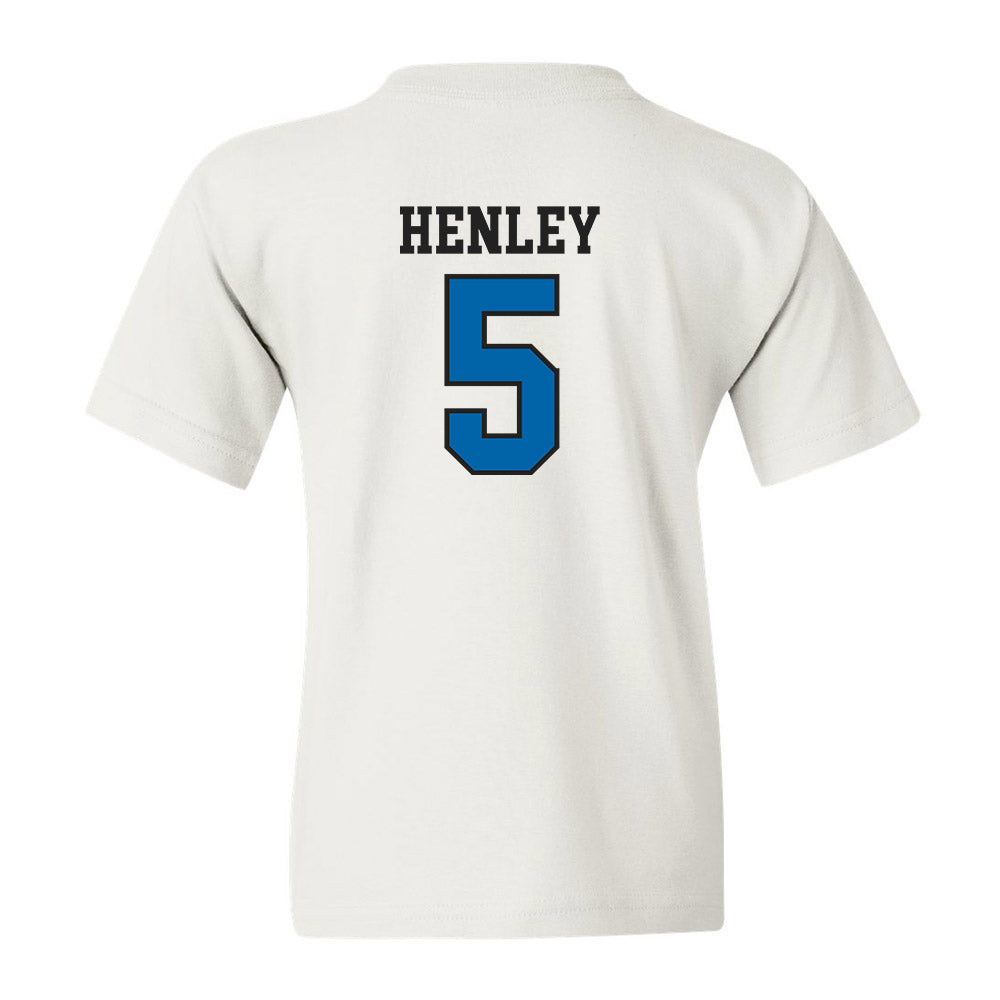 MTSU - NCAA Women's Volleyball : Kayla Henley - White Classic Shersey Youth T-Shirt