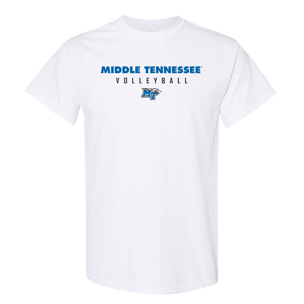 MTSU - NCAA Women's Volleyball : Caroline Macander - White Classic Shersey Short Sleeve T-Shirt