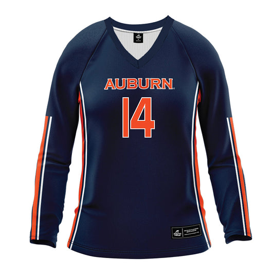 Auburn - NCAA Women's Volleyball : Chelsey Harmon - Navy Jersey