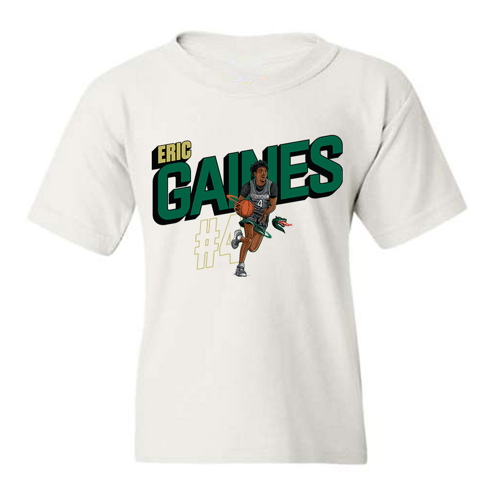 UAB - NCAA Men's Basketball : Eric Gaines - Caricature Youth T-Shirt