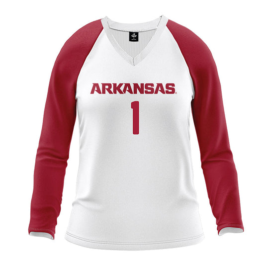 Arkansas - NCAA Women's Volleyball : Avery Calame - White Jersey