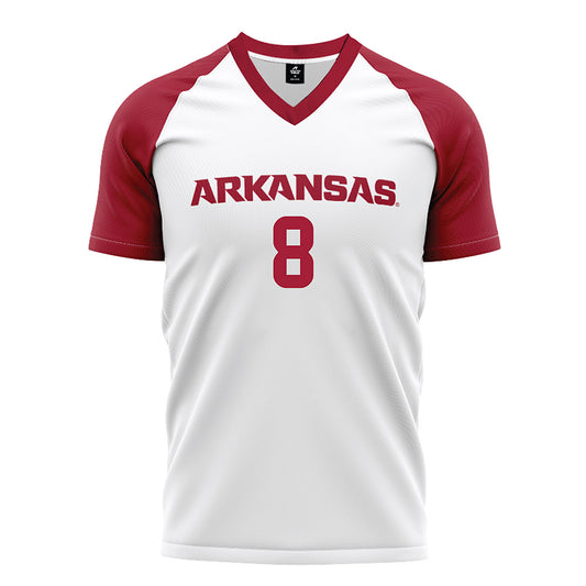 Arkansas - NCAA Women's Soccer : Bea Franklin - White Jersey