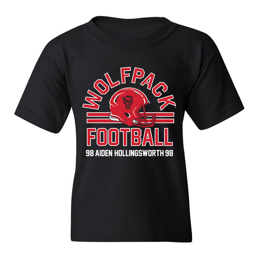 NC State - NCAA Football : Aiden Hollingsworth - Classic Fashion Shersey Youth T-Shirt