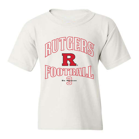 Rutgers - NCAA Football : Bo Mascoe - Youth T-Shirt Classic Fashion Shersey