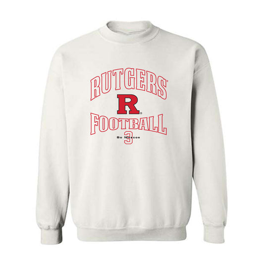 Rutgers - NCAA Football : Bo Mascoe - Crewneck Sweatshirt Classic Fashion Shersey