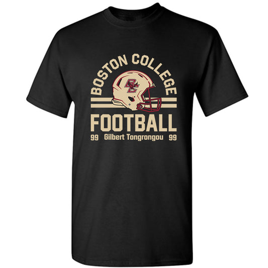 Boston College - NCAA Football : Gilbert Tongrongou - Black Classic Fashion Shersey Short Sleeve T-Shirt