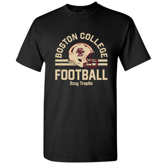Boston College - NCAA Football : Ozzy Trapilo - Black Classic Fashion Short Sleeve T-Shirt