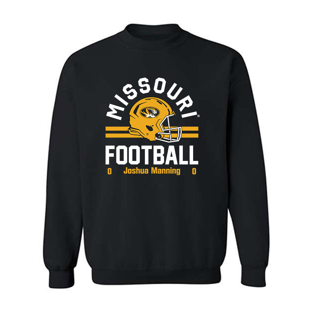 Missouri - NCAA Football : Joshua Manning - Black Classic Fashion Shersey Sweatshirt