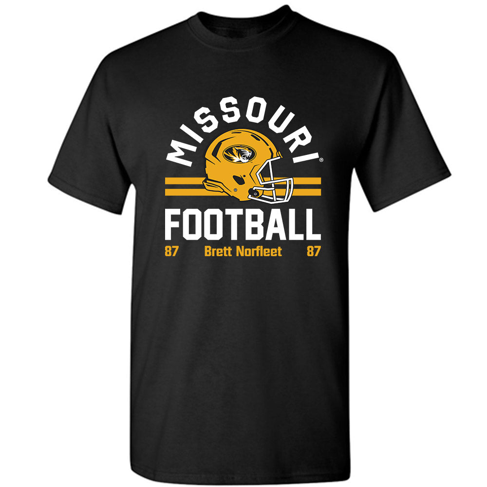 Missouri - NCAA Football : Brett Norfleet - Black Classic Fashion Short Sleeve T-Shirt