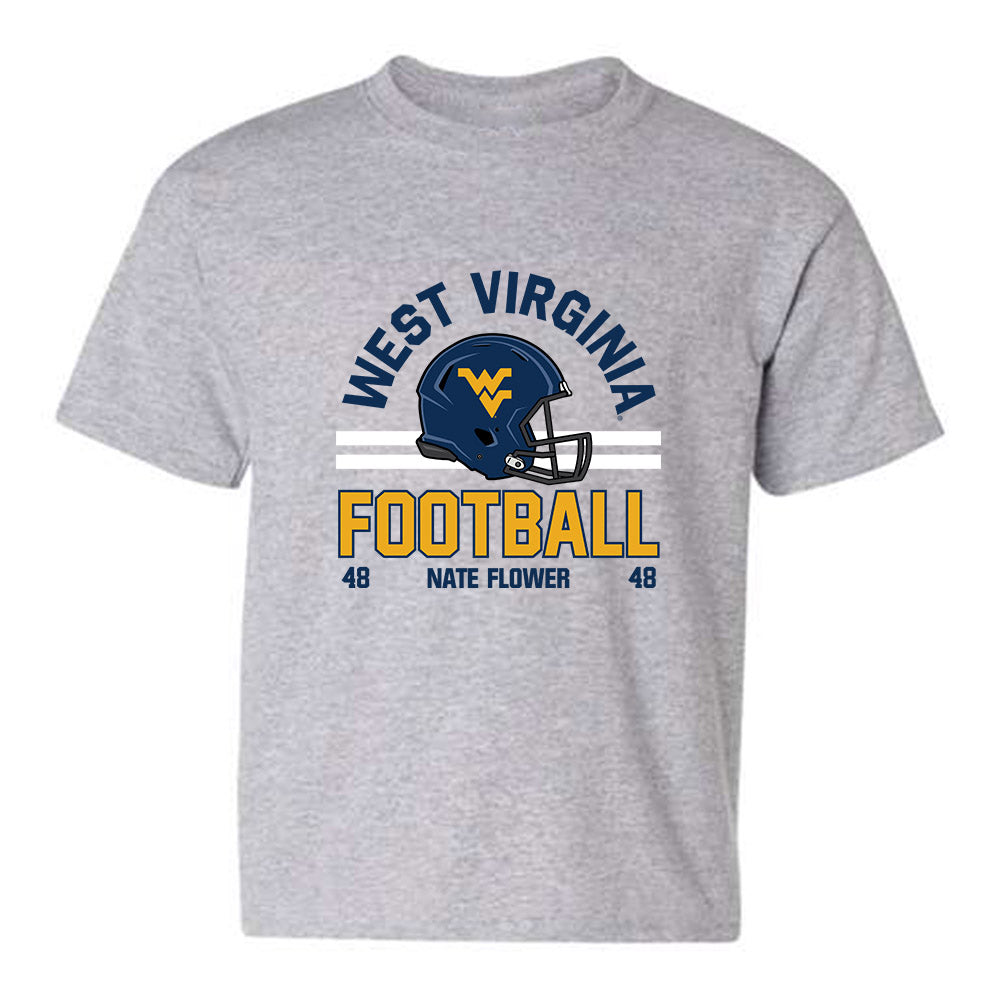 West Virginia - NCAA Football : Nate Flower - Youth T-Shirt