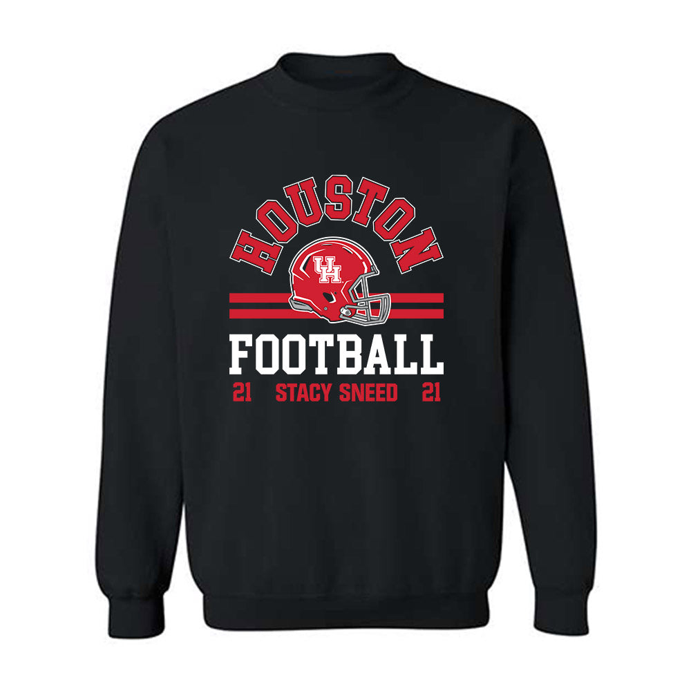 Houston - NCAA Football : Stacy Sneed - Black Classic Fashion Shersey Sweatshirt