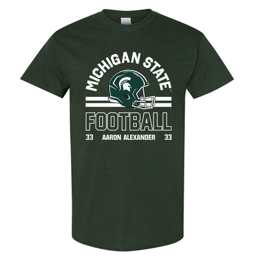 Michigan State - NCAA Football : Aaron Alexander - Classic Fashion Shersey Short Sleeve T-Shirt