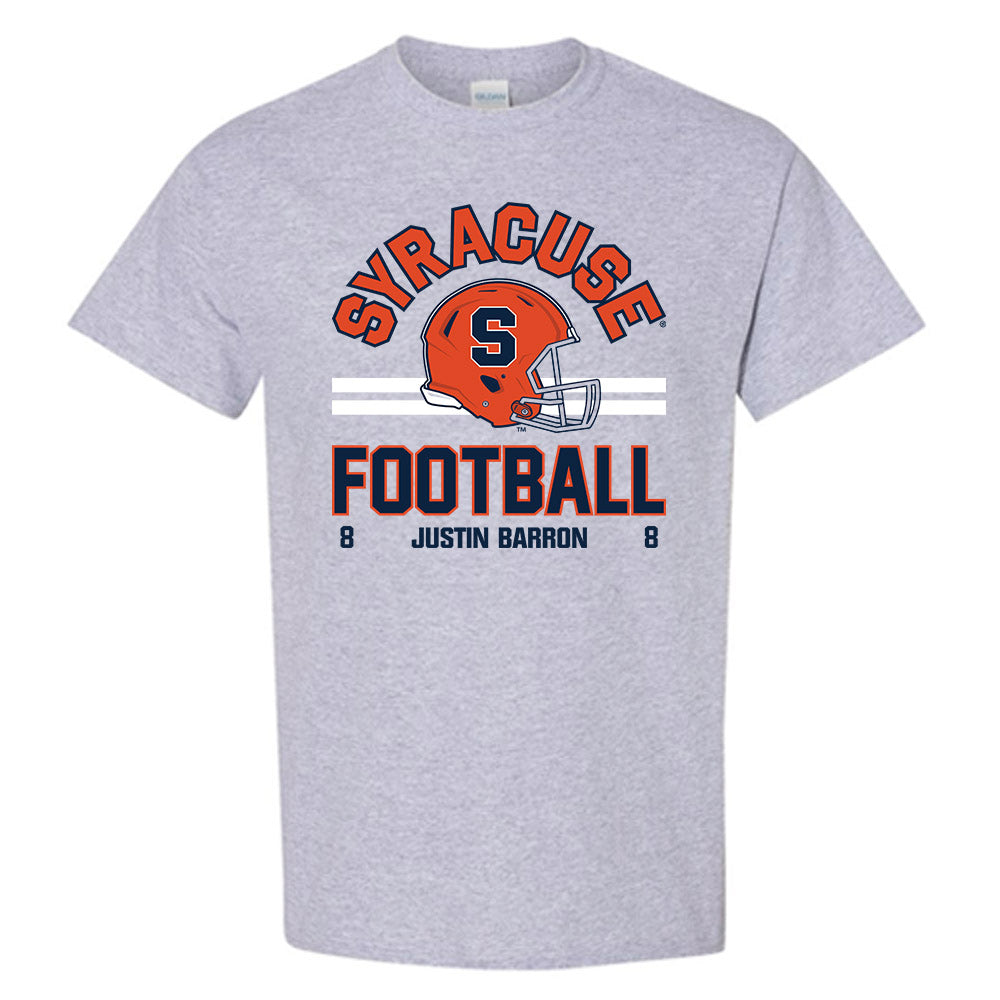 Syracuse - NCAA Football : Justin Barron - Classic Fashion Shersey Short Sleeve T-Shirt
