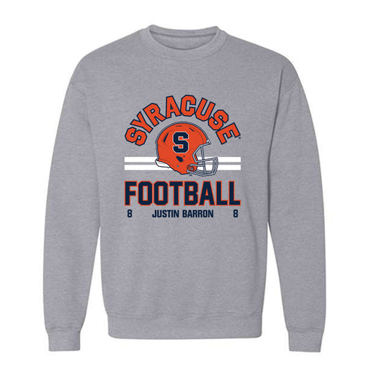 Syracuse - NCAA Football : Justin Barron - Classic Fashion Shersey Sweatshirt