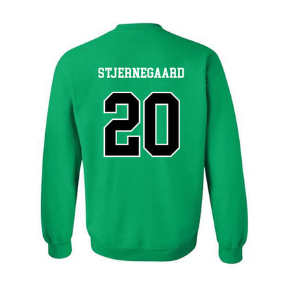 Marshall - NCAA Men's Soccer : Alexander Stjernegaard - Green Replica Shersey Sweatshirt