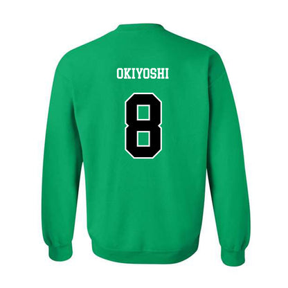 Marshall - NCAA Men's Soccer : Taimu Okiyoshi - Green Replica Shersey Sweatshirt