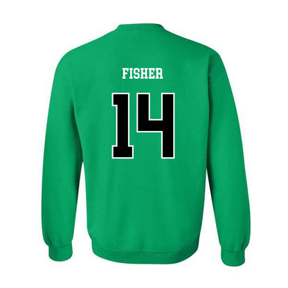 Marshall - NCAA Women's Soccer : Bailey Fisher - Green Replica Shersey Sweatshirt