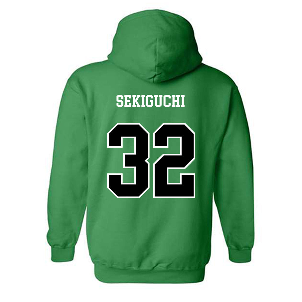 Marshall - NCAA Men's Soccer : Masaya Sekiguchi - Hooded Sweatshirt Replica Shersey