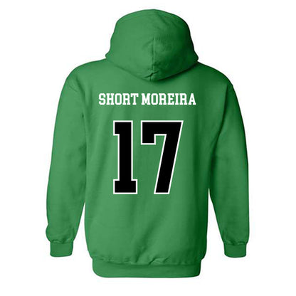 Marshall - NCAA Men's Soccer : Filipe Short moreira - Green Replica Shersey Hooded Sweatshirt