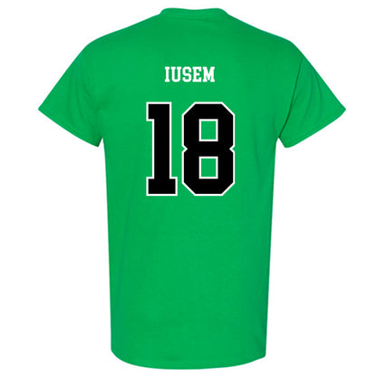 Marshall - NCAA Men's Soccer : AgustÃ¯Â¿Â½n Iusem - Green Replica Shersey Short Sleeve T-Shirt