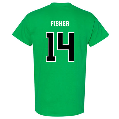 Marshall - NCAA Women's Soccer : Bailey Fisher - Green Replica Shersey Short Sleeve T-Shirt