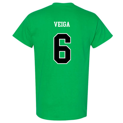 Marshall - NCAA Men's Soccer : Gustavo Veiga - Green Replica Shersey Short Sleeve T-Shirt